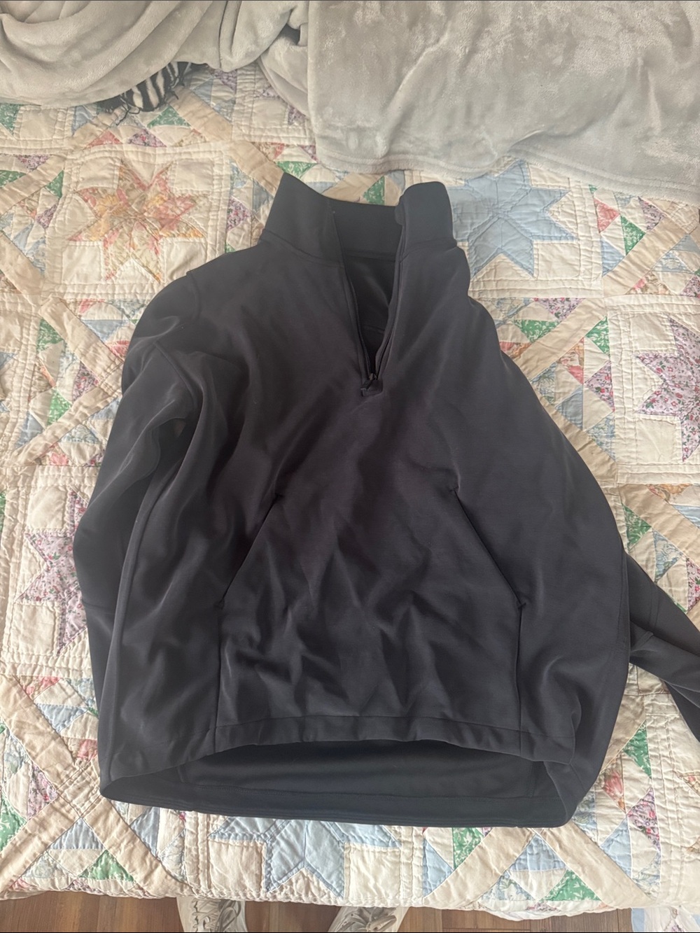 lululemon athletica Black Quarter-Zip Pullover